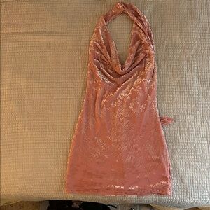 Hello Molly Pink Mini Dress